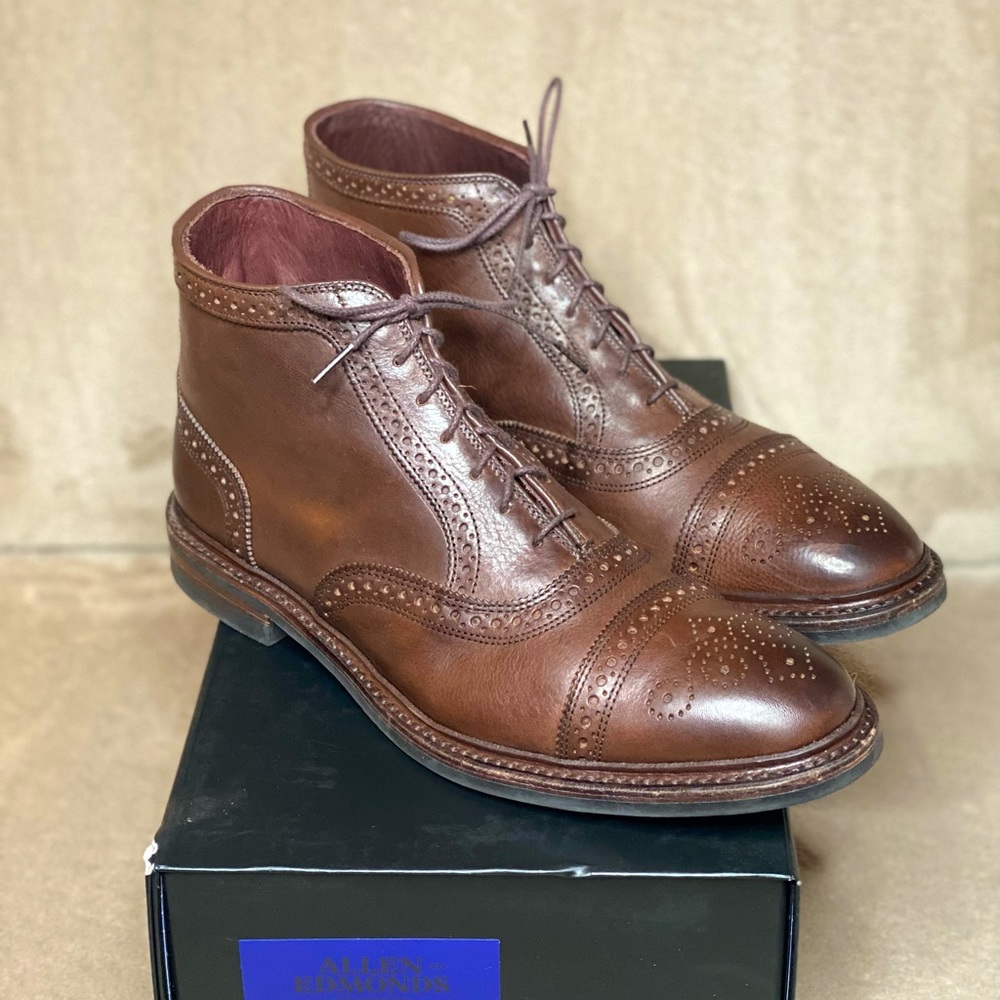 Allen Edmonds Hamilton, Brown, Size 10D